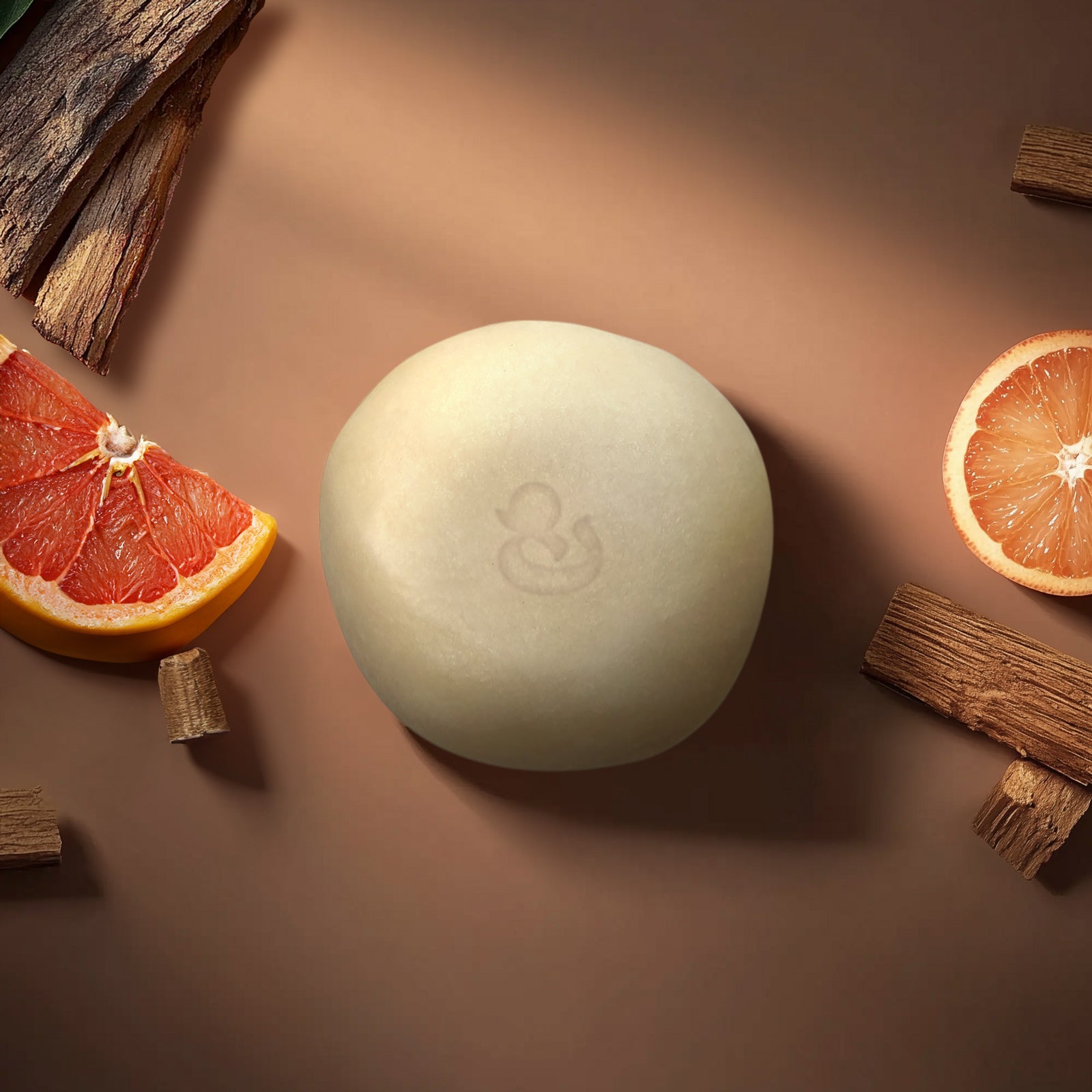Grapefruit & Cedrové dřevo | Šampon na suché a vlnité vlasy | 55g